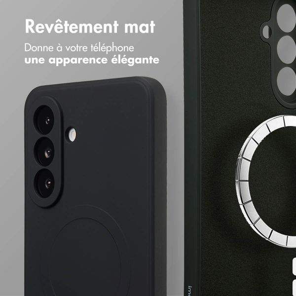 imoshion Coque Couleur avec MagSafe Samsung Galaxy A56 - Noir