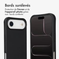 imoshion Coque arrière Color avec cordon amovible et MagSafe Apple iPhone Air - Noir