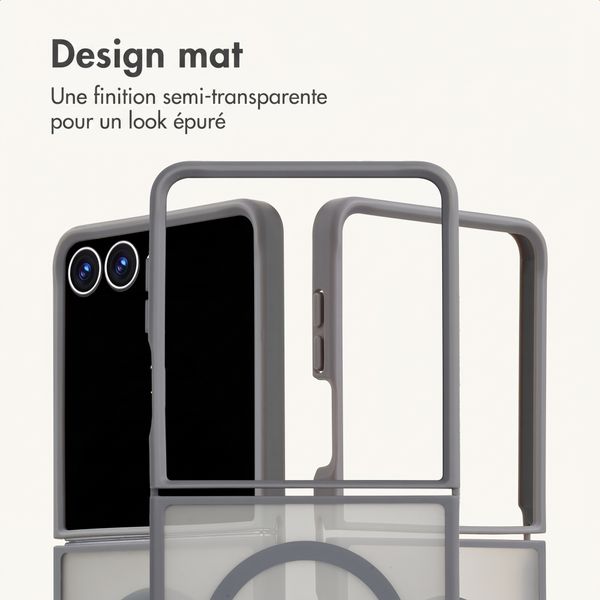 imoshion Coque Color Guard avec MagSafe Samsung Galaxy Z Flip 8 - Gris