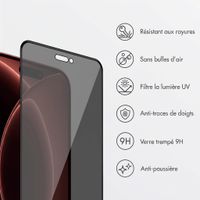 Accezz Protection d'écran en verre trempé avec filtre de confidentialité + Applicateur Apple iPhone 18 Pro Max / 17 Pro Max