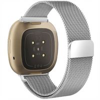 imoshion Bracelet magnétique milanais Fitbit Versa 4/ 3 / Sense (2) - Argent