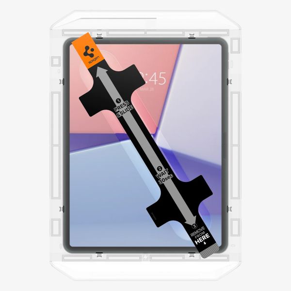 Spigen Protection d'écran en verre trempé GLAStR EZ Fit + Applicator Apple iPad Air 13 pouces (2026) M4 / (2025) M3 / (2024) M2