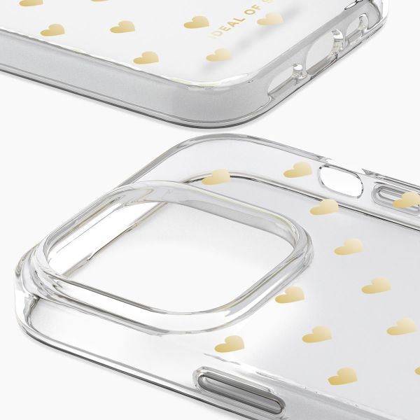 iDeal of Sweden Coque Clear MagSafe Apple iPhone 14 Pro Max - Golden Hearts