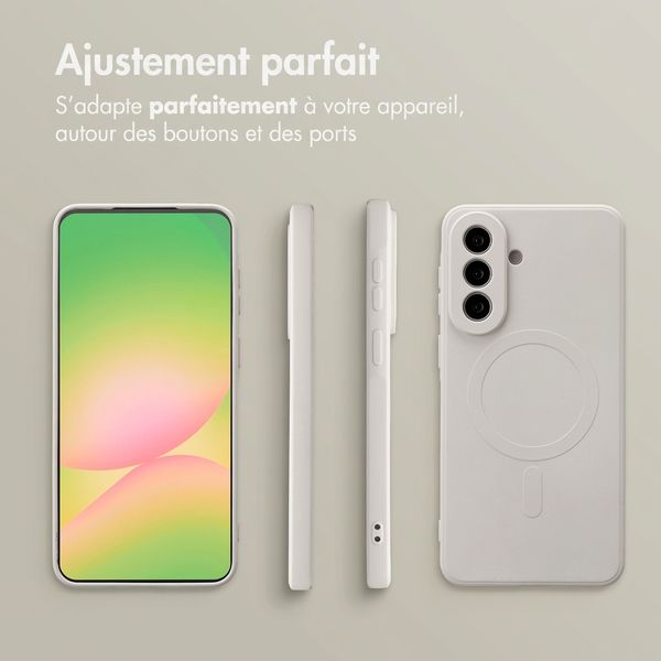 imoshion Coque Couleur avec MagSafe Samsung Galaxy A57 (5G) - Beige