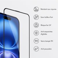 Accezz Protecteur d'écran en verre trempé + Applicateur Apple iPhone 16 Plus / 15 Plus