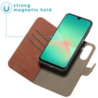 imoshion Etui de télephone luxe 2-en-1 amovible Samsung Galaxy A26 - Marron