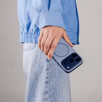 imoshion Coque arrière Color avec Thin MagSafe Ring Google Pixel 11 / 11 Pro / 10 / 10 Pro - Bleu foncé