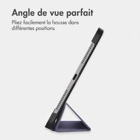 imoshion Coque tablette Trifold Apple iPad 11 (2025) 11 pouces A16 / iPad 10 (2022) 10.9 pouces - Bleu