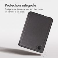imoshion Étui de liseuse portefeuille Pliable Kobo Clara Colour / BW - Noir
