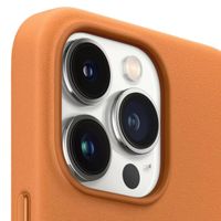 Apple Coque Leather MagSafe Apple iPhone 13 Pro - Golden Brown