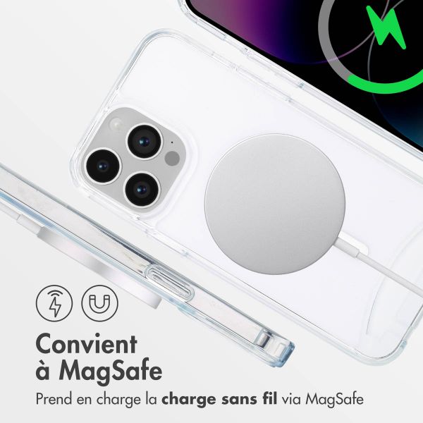imoshion Coque MagSafe avec cordon amovible Apple iPhone 14 Pro Max - Transparent