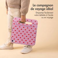 imoshion Coque arrière Kidsproof Design avec poignée Apple iPad 11 (2025) 11 pouces A16 / iPad 10 (2022) 10.9 pouces - Cœurs