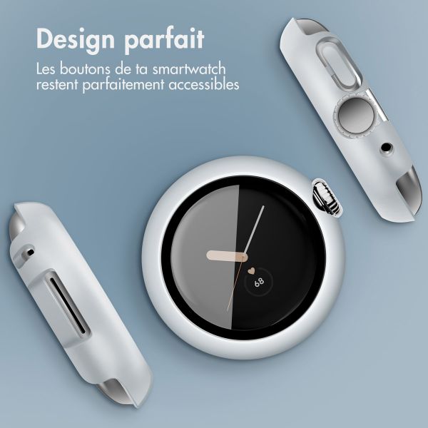 imoshion Coque rigide à couverture complète Google Pixel Watch 3 / 4 (45 mm) - Argent