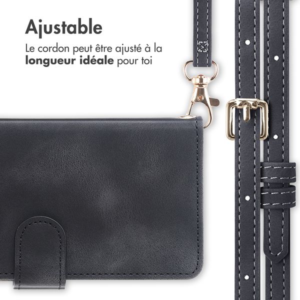 imoshion Etui de télephone portefeuille avec cordon Oppo Reno15 (5G) - Noir