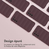 imoshion EasyGrip Backcover Samsung Galaxy S21 FE - Aubergine