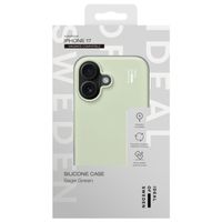iDeal of Sweden Coque en silicone avec MagSafe Apple iPhone 17 - Sage Green