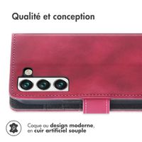 imoshion Etui de télephone portefeuille avec cordon Samsung Galaxy S22 - Rouge