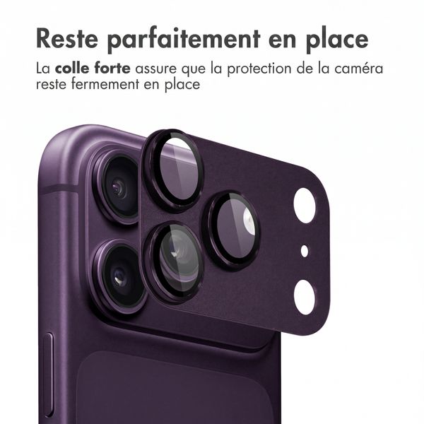 imoshion Protection Caméra en verre trempé 2 Pack pour l'Apple iPhone 18 Pro Max - Plum