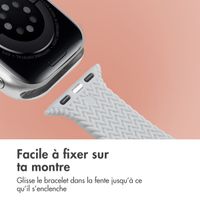imoshion Bracelet tressé en silicone Apple Watch | 38/40/41/42 mm - Gris