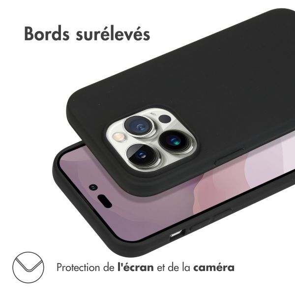imoshion Coque Couleur Apple iPhone 14 Pro - Noir