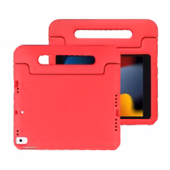 imoshion Coque kidsproof avec poignée Apple iPad 9 (2021) 10.2 pouces / iPad 8 (2020) 10.2 pouces / iPad 7 (2019) 10.2 pouces - Rouge