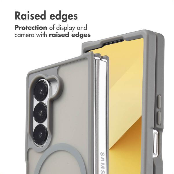 imoshion Coque Color Guard avec MagSafe Samsung Galaxy Z Fold 6 - Gris