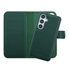 Selencia Étui portefeuille amovible Olyn avec MagSafe Samsung Galaxy S25 / S24 - Vert