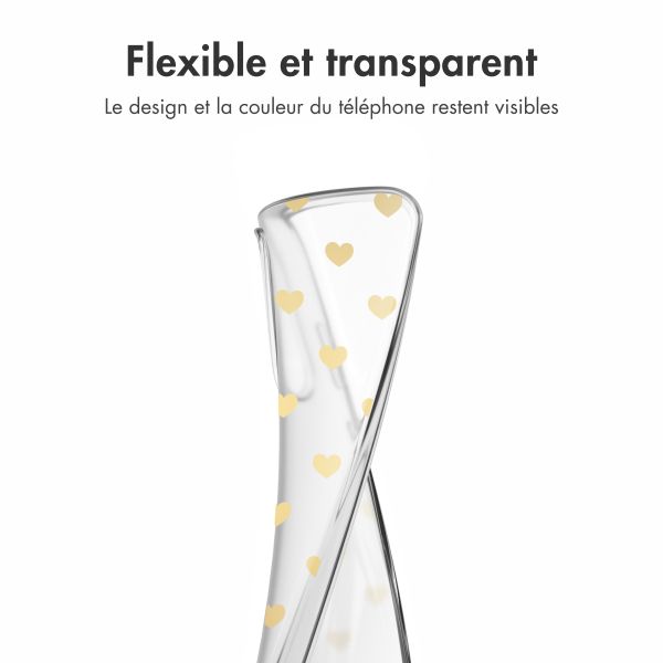 imoshion Coque Design Samsung Galaxy S25 Edge - Golden Hearts