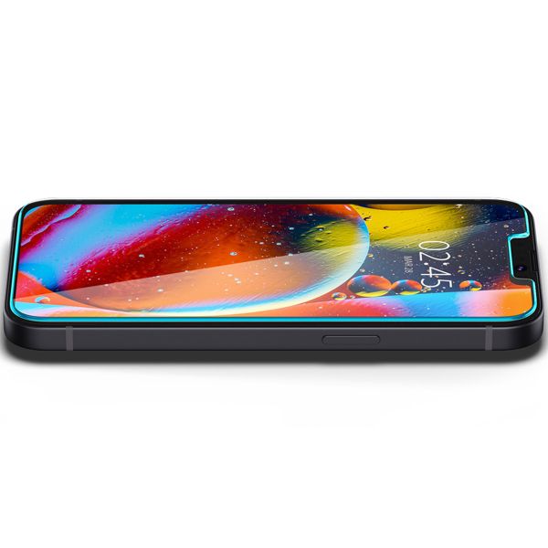 Spigen Protection d'écran en verre trempé GLAStR Fit 2 Paquets + Applicator Apple iPhone 13 Mini