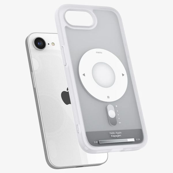 Spigen Coque Ultra Hybrid MagSafe Apple iPhone 17e / 16e - Classic Silver