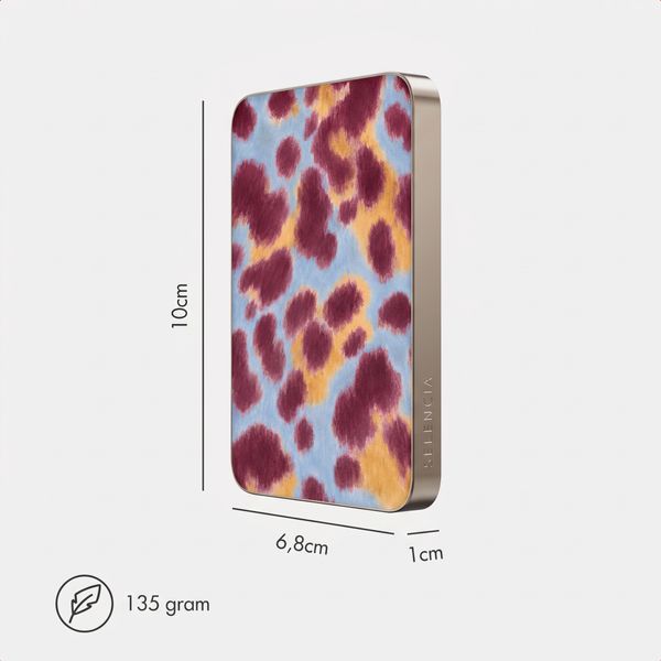 Selencia Powerbank Vivid 5 000 mAh - MagSafe et Qi - Desert Gold / Rebel Crush