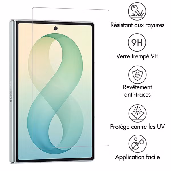 Accezz Protection d'écran en verre trempé 2-pack Samsung Galaxy Z Fold 8