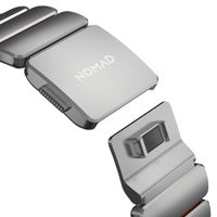 Nomad Bracelet Stratos Apple Watch | 44/45/46/49 mm - Ultra Orange / Natural Titanium