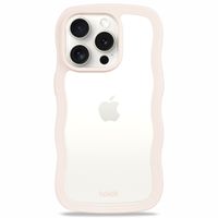 Holdit Coque Wavy Apple iPhone 15 Pro Max - Transparent / Light Beige