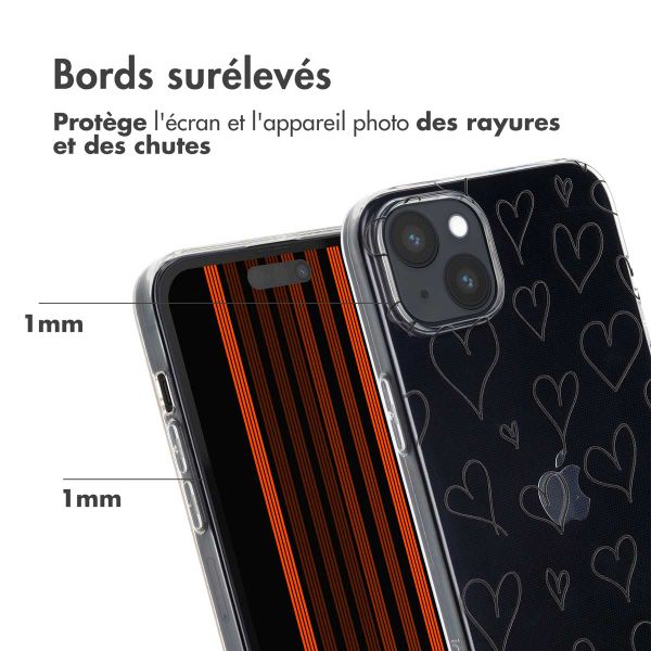 imoshion Coque Design Apple iPhone 15 Plus - Hearts