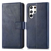 imoshion Étui de télephone portefeuille de luxe Samsung Galaxy S22 Ultra - Bleu foncé