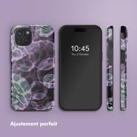 Selencia Coque arrière Vivid avec MagSafe Apple iPhone 15 - Leo Bubble Green