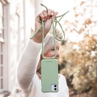 imoshion Coque de couleur avec cordon amovible Apple iPhone SE (2022 / 2020) / 8 / 7 - Vert