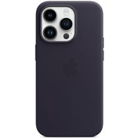 Apple Coque Leather MagSafe Apple iPhone 14 Pro - Ink