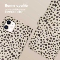 imoshion Étui de télephone portefeuille Design Apple iPhone 11 - Black And White Dots