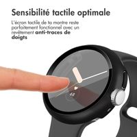 imoshion Coque rigide à couverture complète Google Pixel Watch / Watch 2 / Watch 3 / Watch 4 (41 mm) - Noir
