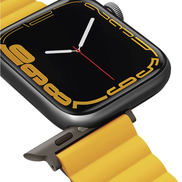 Uniq Bracelet Revix réversible Apple Watch | 44/45/46/49 mm - Mustard / Khaki