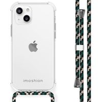 imoshion Coque arrière transparente avec cordon Apple iPhone 13 Mini - Green Multi Color