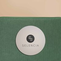 Selencia Pochette ordinateur Corduroy 13-14 pouces - Sage Green