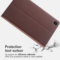Accezz Coque tablette Classic Samsung Galaxy Tab S6 Lite (2020/2022/2024)  - Marron