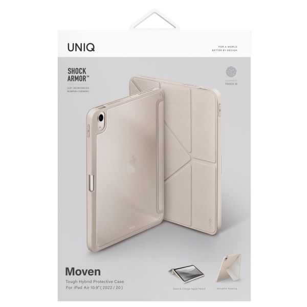 Uniq Étui Moven Apple iPad Air 11 pouces (2026) M4 / (2025) M3 / (2024) M2 / Air 5 (2022) / Air 4 (2020) - Ivory