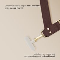 Selencia Cordon de téléphone avec petit sac - Mocha Brown