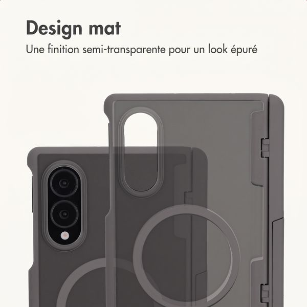 imoshion Color Guard avec MagSafe et support Samsung Galaxy Z Fold 8 - Gris