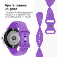 imoshion Bracelet en silicone⁺ Google Pixel Watch 3 / 4 (45 mm) - Taille S - Violet