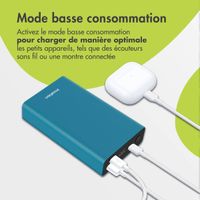 imoshion Ultra Series Aluminium Batterie externe 20.000 mAh - Charge rapide jusqu'à 33 watts - Petrol Green